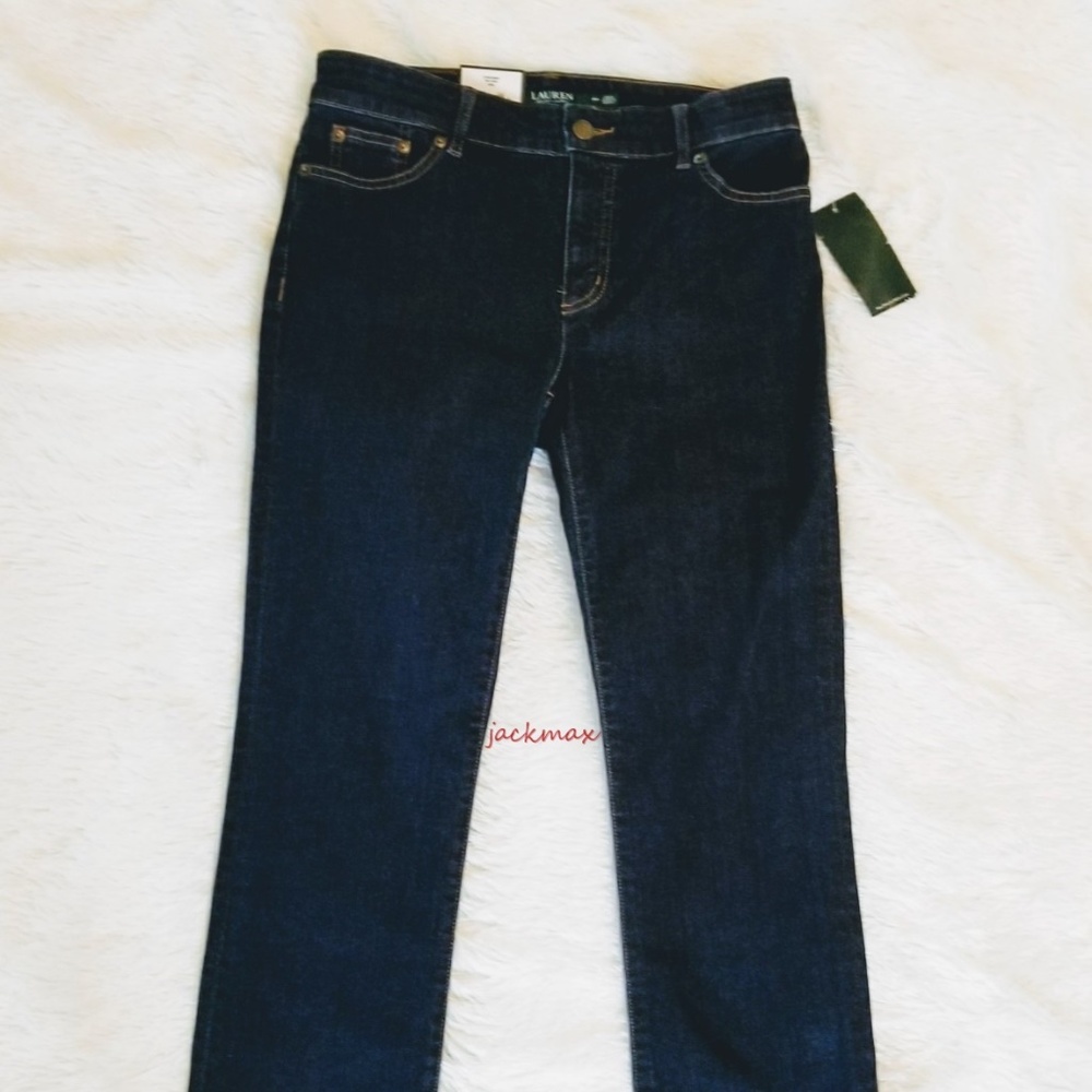 RALPH LAUREN Womens 4 Petite Jeans Slim NWT $89